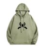 Classic Casual Hoodie With Bow Detail — Green